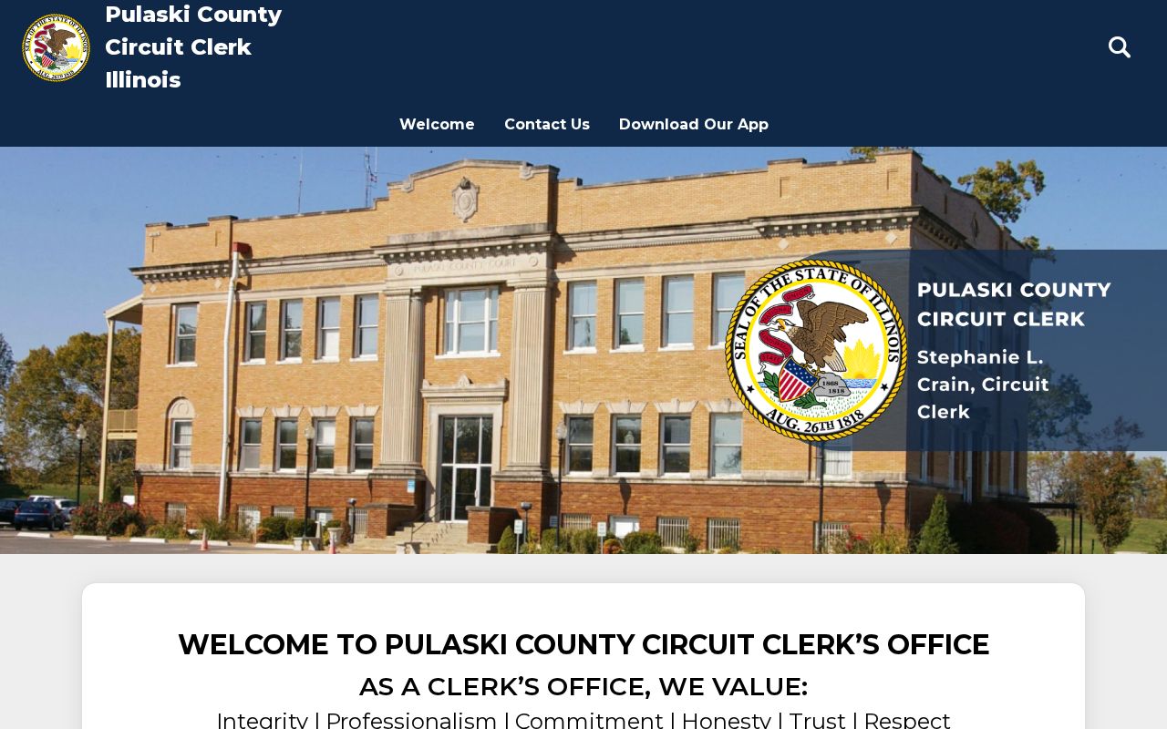 Pulaski County Circuit Clerk official contact page