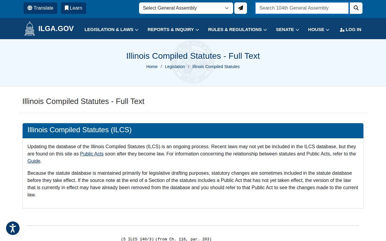 Illinois Freedom of Information Act response framework